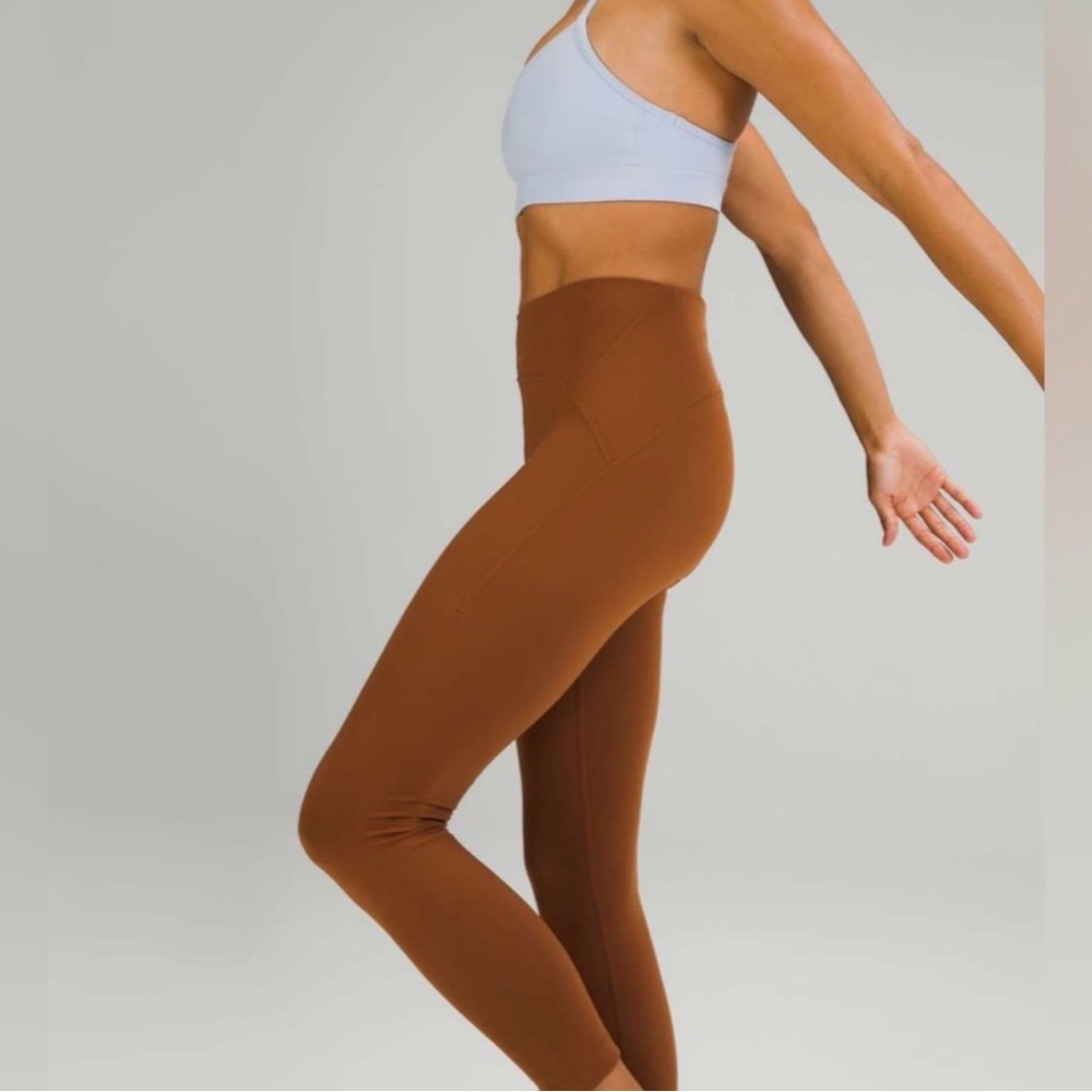 Lululemon Instill High-Rise Tight 25"Copper Brown size 6